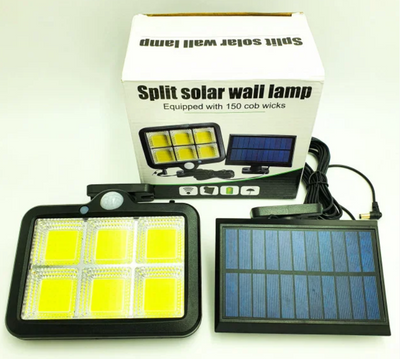 Уличный фонарь с датчиком движения Split Solar Wall Lamp на солнечной батарее Артикул: 10502 фото